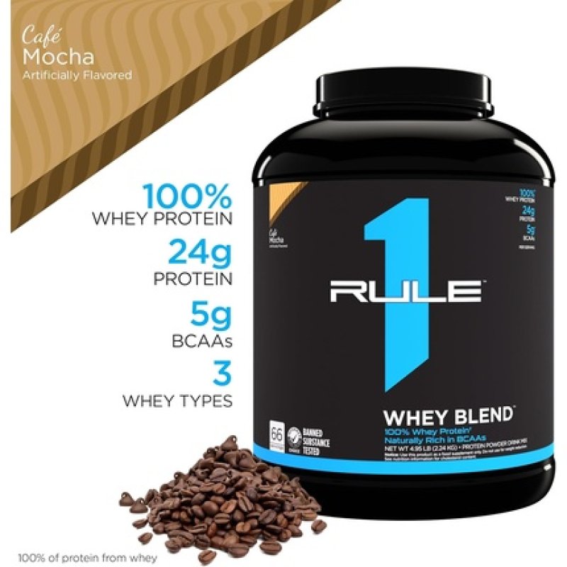 Rule One R1 Whey Blend Cafe Mocha 2280g