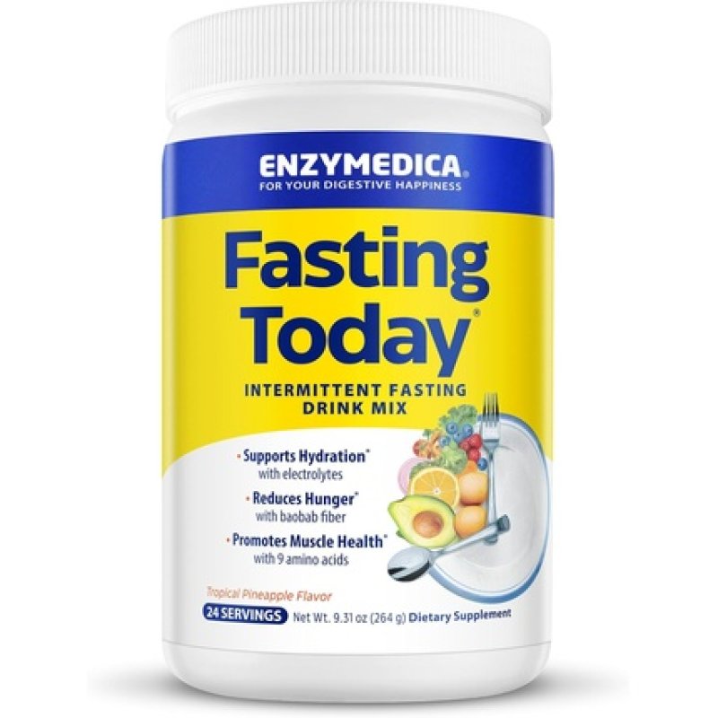 Enzymedica Fasting Today Intermittent Fasting Drink Mix with Electrolytes