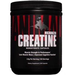 Animal Micronized Creatine Monohydrate Capsules 300 Caps 2500mg Per Serving