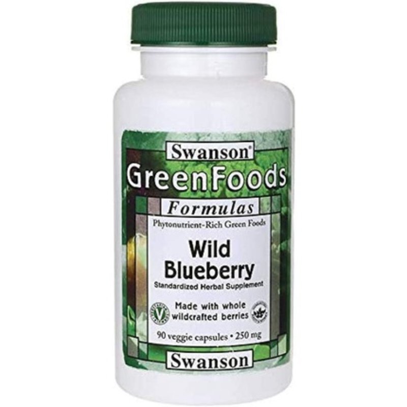 Wild Blueberry 250mg 90 Vcaps