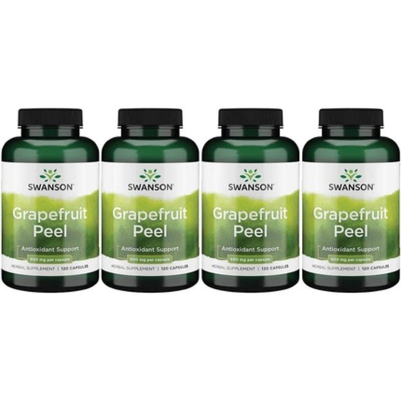 Swanson Full-Spectrum Grapefruit Peel 600mg 120 Capsules
