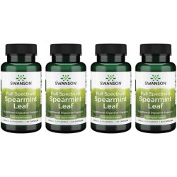 Swanson Spearmint Leaf Full Spectrum Herbal Supplement 60 Capsules 400mg