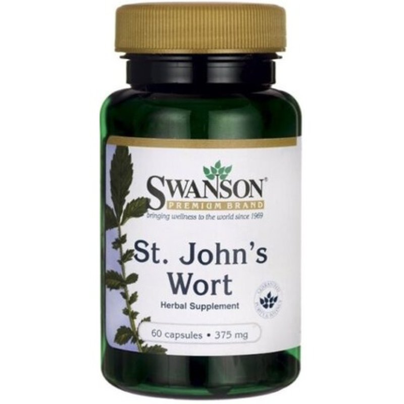 Swanson St. John's Wort 375mg 60 Capsules