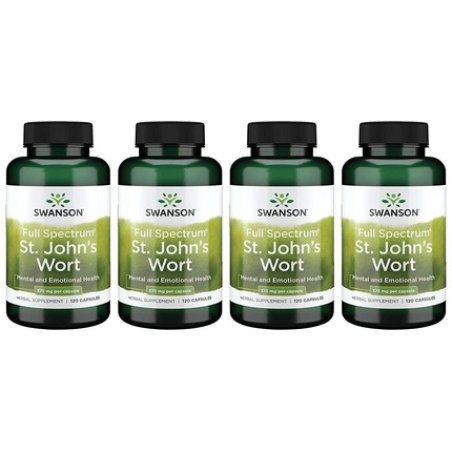 Swanson Full Spectrum St. John's Wort 375mg 120 Capsules
