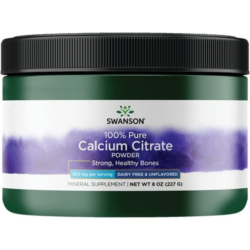 100% Pure and Dairy-Free Calcium Citrate Powder 227g