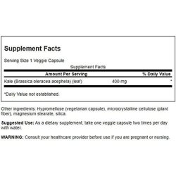 Swanson Full Spectrum Kale 400mg 60 Veg Caps