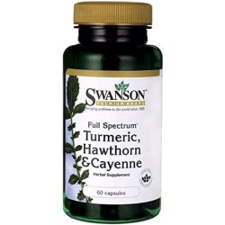 Swanson Full Spectrum Turmeric Hawthorn & Cayenne 60 Capsules