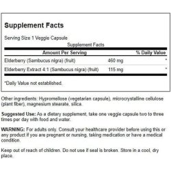 Swanson Elderberry 575mg 120 Veg Capsules