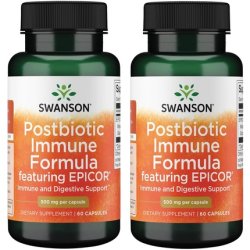 Swanson Postbiotic Immune Formula Featuring Epicor 500mg 60 Capsules