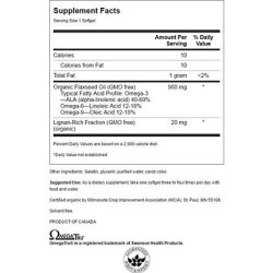 Swanson Flaxseed Oil High Lignan 200 Softgels
