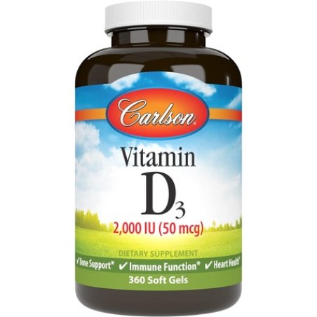 Carlson Labs Vitamin D3 Softgels 360 Count
