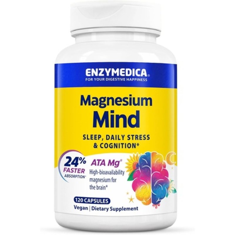 Enzymedica Magnesium Mind with ATA Mg for Faster Absorption