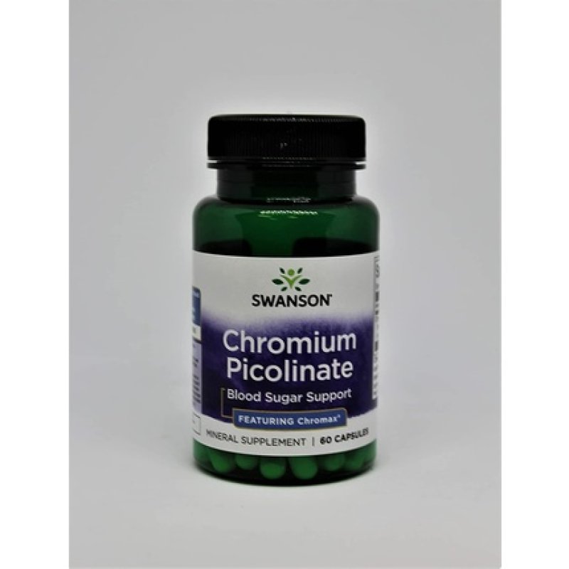 Swanson Chromium Picolinate 200mcg 60 Capsules