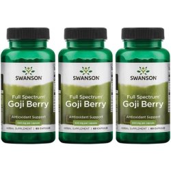 Swanson Goji Berry Wolfberry Liver Kidney Eye Support 500mg 60 Capsules