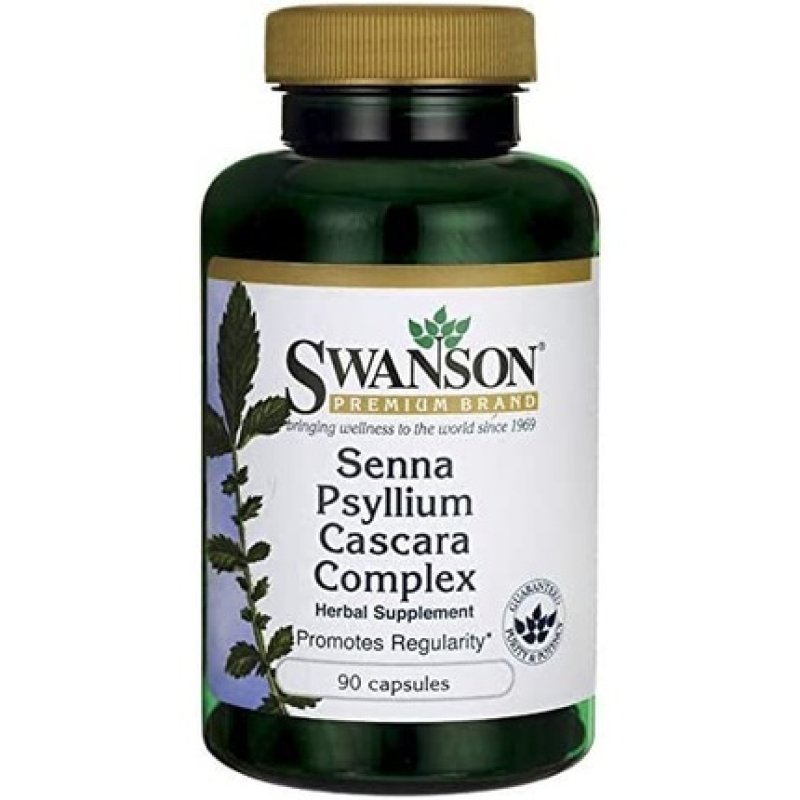Swanson Senna Psyllium Cascara Complex GI Tract Regularity Support 90 Capsules