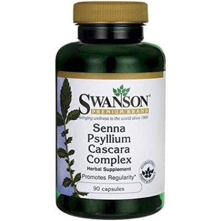 Swanson Senna Psyllium Cascara Complex GI Tract Regularity Support 90 Capsules