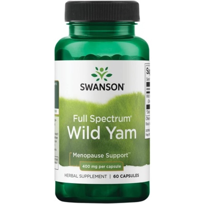 Full Spectrum Wild Yam 400mg 60 Capsules