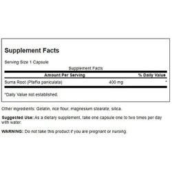 Swanson Full Spectrum Suma Root 400mg 60 Capsules