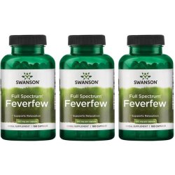 Swanson Feverfew 380mg 100 Capsules