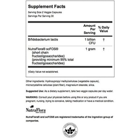 Swanson Prebiotic Probiotic Fiber Natural Supplement Promoting Digestive System & Immune Health Support 60 Capsules