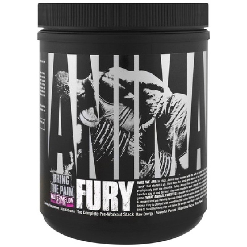 Universal Nutrition Animal Fury Dietary Supplement Watermelon 20 Servings