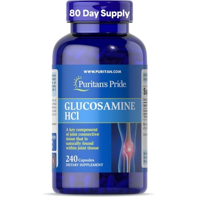 Puritan's Pride Joint Formula Glucosamine HCl for Men and Women 680mg Dietary Supplement