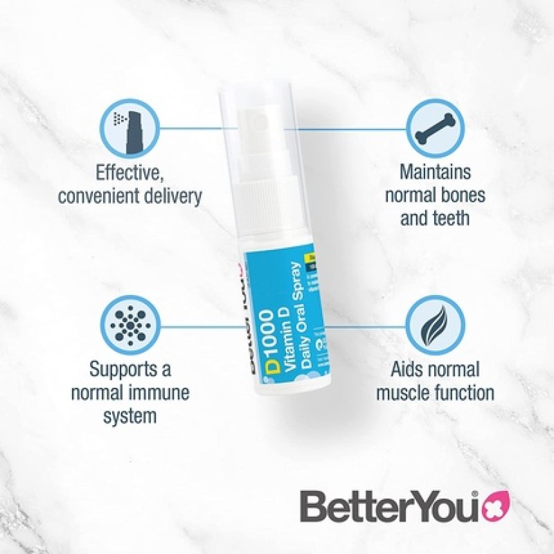 BetterYou DLux 1000 Vitamin-D Oral Spray 15ml