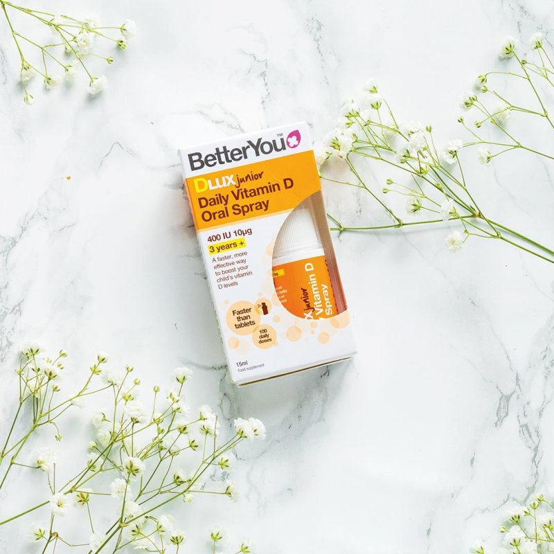 BetterYou D400 Junior Vitamin D Daily Oral Spray 400 IU Natural Peppermint Flavour 15ml