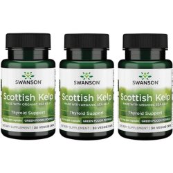 Swanson Organic Scottish Kelp 750mg 30 Veg Capsules