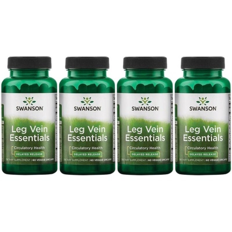 Swanson Delayed-Release Leg Vein Essentials 60 Veg Capsules