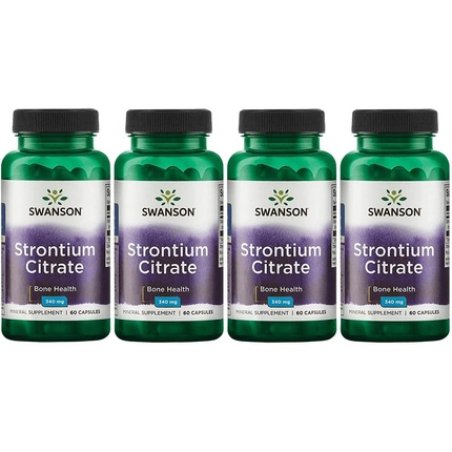 Swanson Strontium Citrate 340mg 60 Capsules