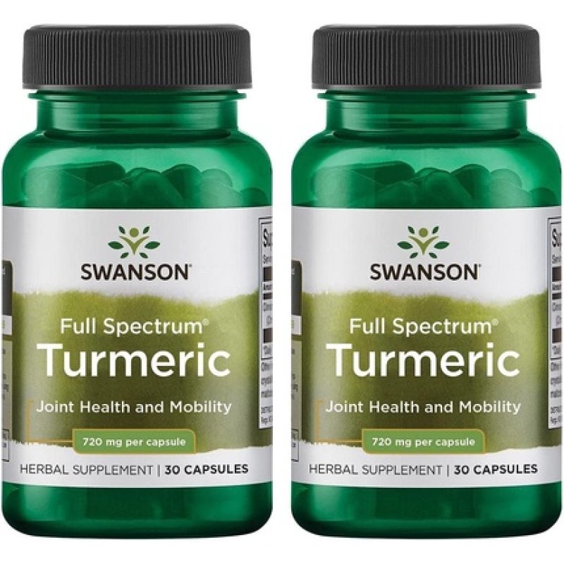 Swanson Turmeric 720mg 30 Capsules