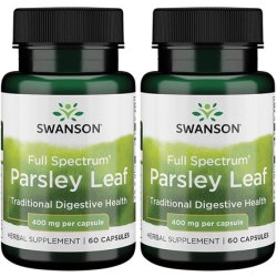 Swanson Full-Spectrum Parsley Leaf Extract Herbal Supplement 60 Capsules 400mg