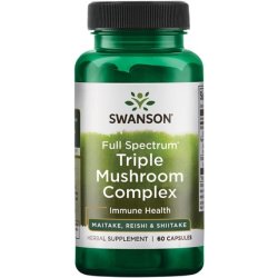 Swanson Full Spectrum Triple Mushroom Complex 60 Capsules