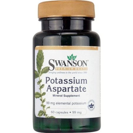 Potassium Aspartate 99mg 60 Capsules