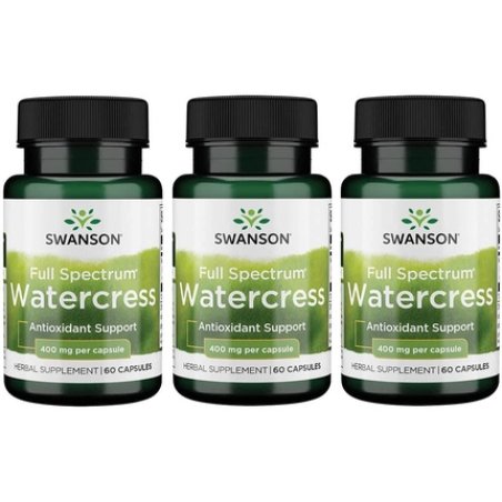 Swanson Full Spectrum Watercress 400mg 60 Capsules