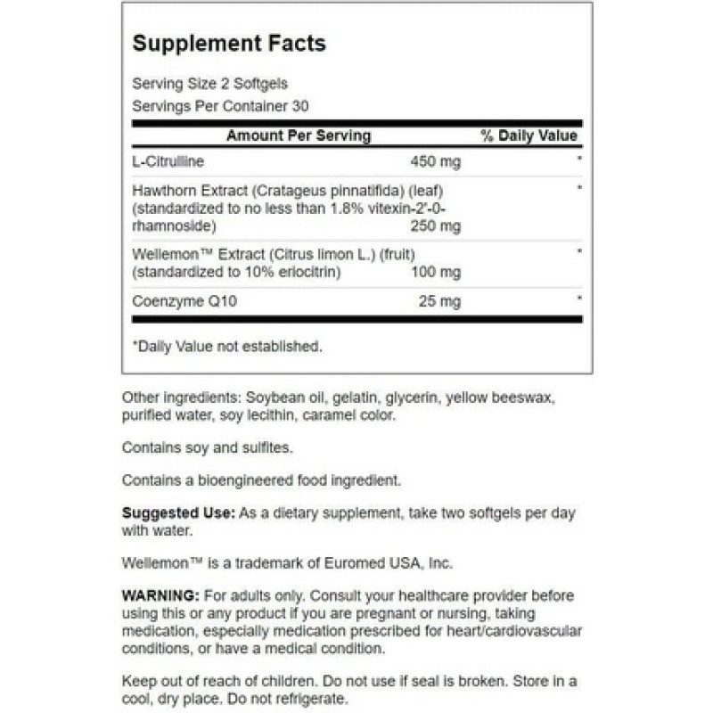 Swanson Healthy Blood Flow Featuring Wellemon 60 Softgels