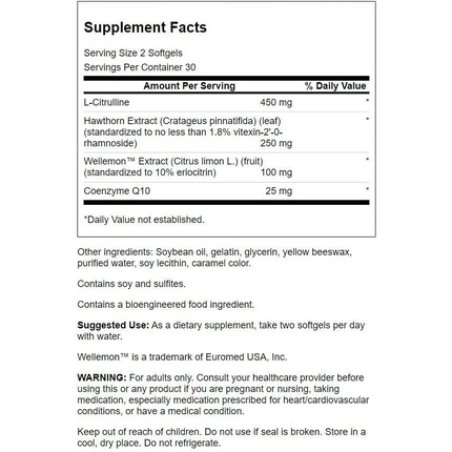 Swanson Healthy Blood Flow Featuring Wellemon 60 Softgels