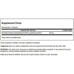 Swanson Pine Bark Extract 50mg 100 Capsules