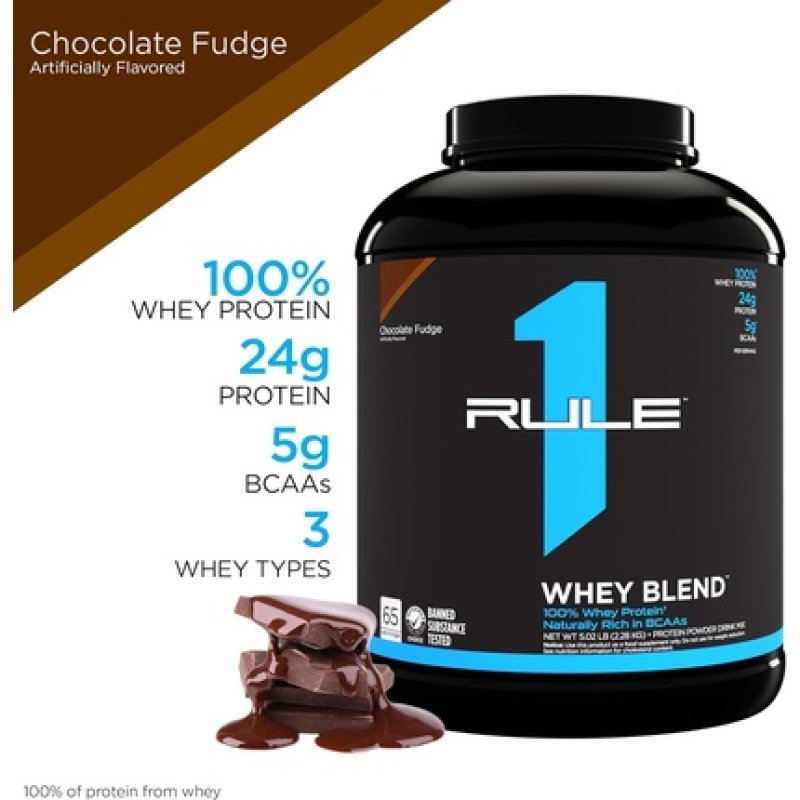 R1 Whey Blend Chocolate Fudge 2280g