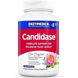 Enzymedica Candidase Enzymes for Gentle Cleansing and Gut Health 120