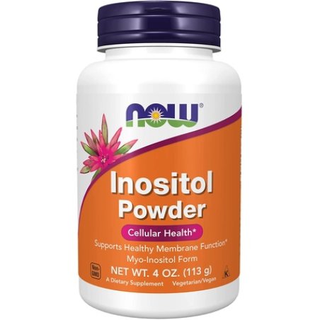 NOW Inositol Powder Neurotransmitter Signaling Cellular Health 4oz