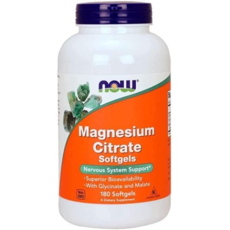 Now Foods Magnesium Citrate 180 Softgels