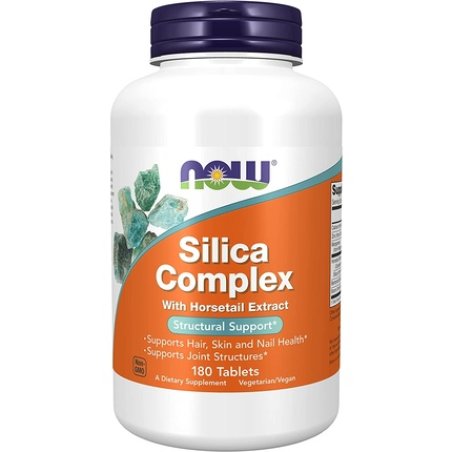 NOW Foods Silica Complex Vegetarian 500mg 180 Tablets