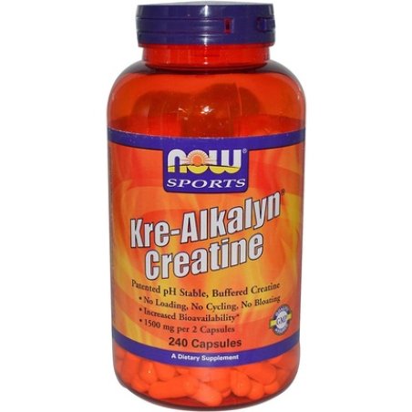 Now Foods Kre-Alkalyn Creatine 240 Capsules