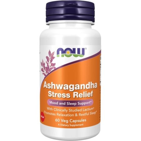 Now Foods Ashwagandha Stress Relief Mood and Sleep Support