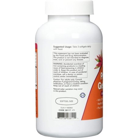 Now Foods Prenatal Gels DHA Multiple Vitamin & Mineral 180 Softgels