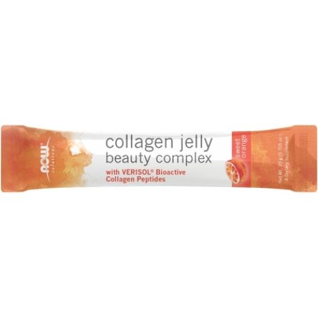 Now Foods Collagen Jelly Beauty Complex Sweet Orange 10 Jelly Sticks