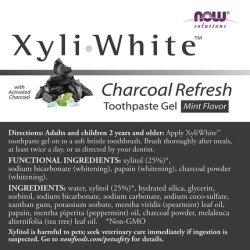 NOW Xyliwhite Charcoal Refresh Mint Toothpaste 181g