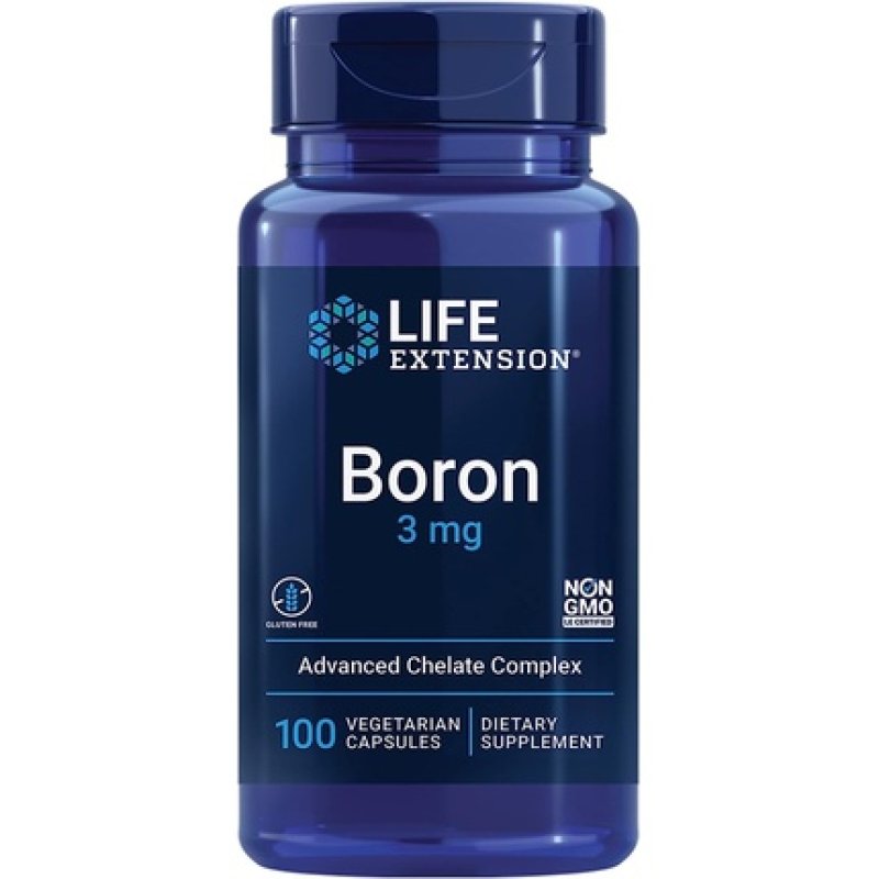 Life Extension Boron 3mg Vegetarian Capsules 100 Count